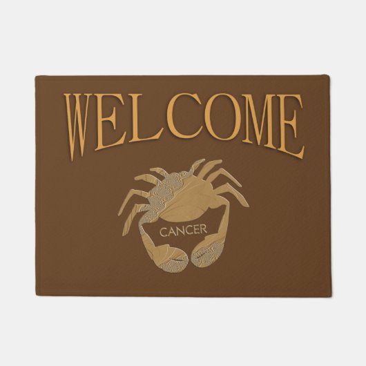 Cancer Crab Zodiac Deurmat (Voorkant)