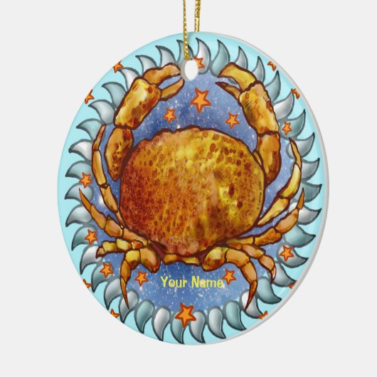 Cancer Crabe ornements d'anniversaire (Gauche)