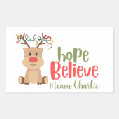 cancer de l'enfance. Autocollants #nom d'équipe pe (Devant)