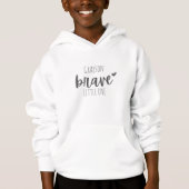 cancer de l'enfance.brave Custom Kids Pullover Swe (Devant)