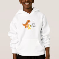 cancer de l'enfance.brave. Pull à capuche pour enf