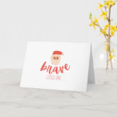 cancer de l'enfance. Carte de voeux de Noël (Fleur jaune)