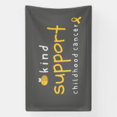 cancer de l'enfance être gentil soutien bannière (Verticale)