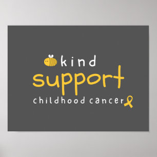 cancer de l'enfance être gentil soutien Poster & I