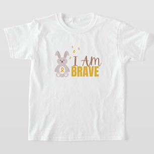 cancer de l'enfance. Je suis courageux. T-shirt