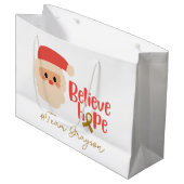 cancer de l'enfance Noël Custom Cadeau Sacs (Devant Angle)