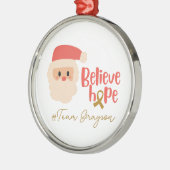 cancer de l'enfance Noël Custom Ornements (Gauche)