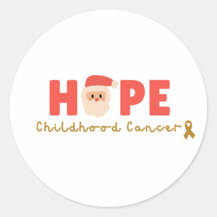 cancer de l'enfance Noël Hope Père Noël Stickers