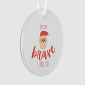 cancer de l'enfance Noël Ornement personnalisé (devant)