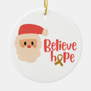 cancer de l'enfance Noël Ornements de Noël