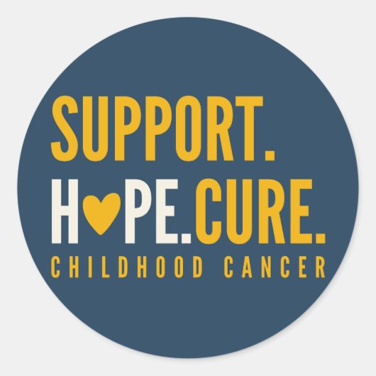 cancer de l'enfance soutien espoir cure Stickers é (Devant)