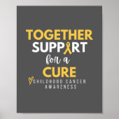 cancer de l'enfance.support.cure. Poster et impres (Devant)