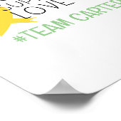 cancer de l'enfance. #teamName Imprime des affiche (Coin)