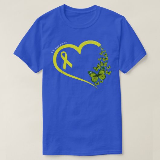Cancer de l'enfant Tshirt papillon, Danse de l'enf (Design devant)