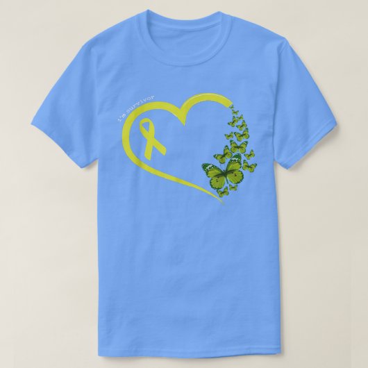 Cancer de l'enfant Tshirt papillon, Danse de l'enf (Design devant)