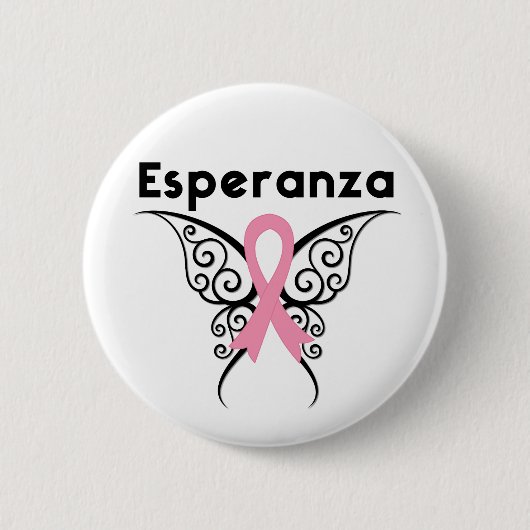 Cancer de Mama - Esperanza Ronde Button 5,7 Cm (Voorkant)