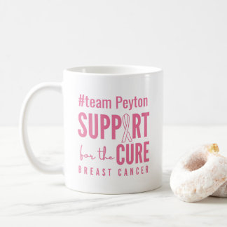cancer du sein coutume #team nom soutien cure Mug