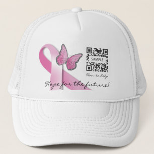 Cancer du sein de modèle de casquette