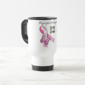 Cancer du sein de modèle de tasse de voyage (Devant gauche)