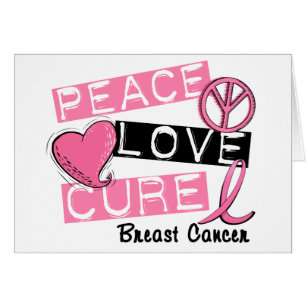 CANCER DU SEIN DE TRAITEMENT D'AMOUR DE PAIX