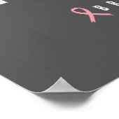 cancer du sein. espoir. soutien. Poster et impress (Coin)