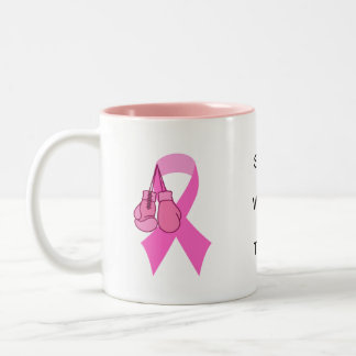Cancer du sein Mug à deux tons