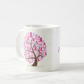 Cancer du sein Mug de survie (Devant gauche)