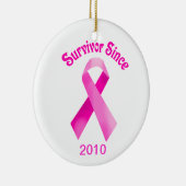 Cancer du sein - Ornement du ruban rose (Droite)