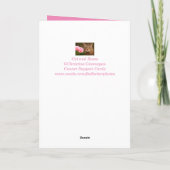 Cancer du sein pour la carte soeur (Dos)