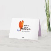 Cancer du sein priant la carte rose d'ange de (Dos)