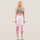 Cancer du sein Ruban et Leggings rose (Recto)