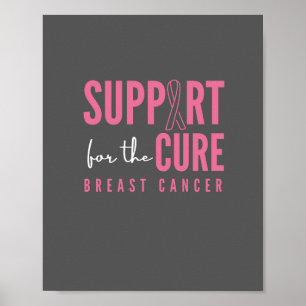 cancer du sein. support.cure. Poster et impression