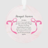 Cancer du sein Survivant Trois photos Collage Mug (dos)