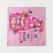 Cancer du sein Tapisserie Gnome (Devant (Horizontal))