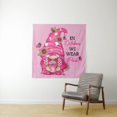 Cancer du sein Tapisserie Gnome (En situation)