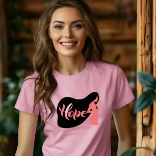 Cancer du sein Une femme espère encourager T-shirt