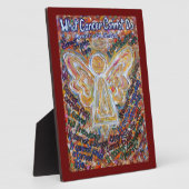 Cancer du Sud-Est Ange Peinture Poème Plaque (Côté)