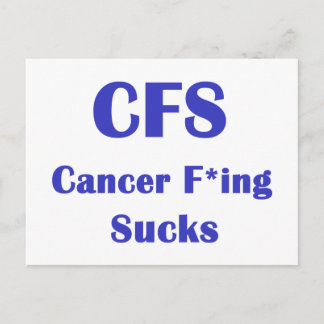 Cancer Freaking Sucks - CFS Briefkaart