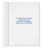 Cancer Free Me Joy Blue Larkspur (Intérieur (Droit))