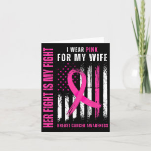 Cancer Her Fights is My Fights Draag Pink Support Kaart