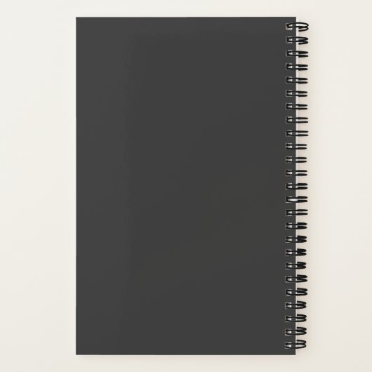 Cancer Journal Black Back Diary (Verso)