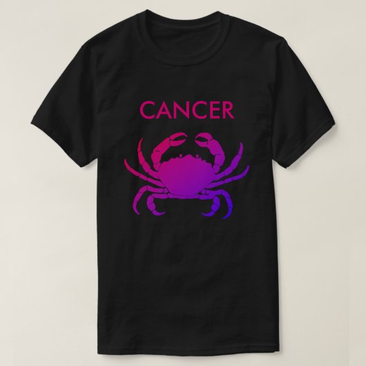 Cancer le T-shirt de crabe (Design devant)
