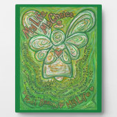 Cancer Ma vie, Mon choix Poème Angel Art Plaque (Devant)