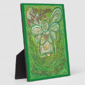 Cancer Ma vie, Mon choix Poème Angel Art Plaque (Côté)