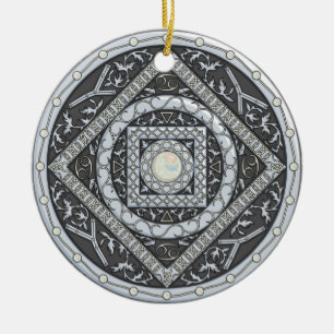 Cancer Mandala Ornament