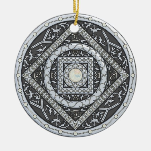 Cancer Mandala Ornament (Voorkant)