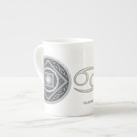 Cancer Mandala Spécialité Mug (Devant gauche)