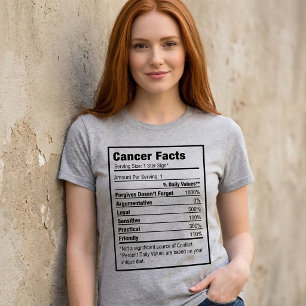 Cancer Nutrition Fact Zodiac T-shirt