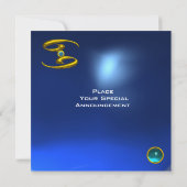 CANCER OPALE, Sapphire bright yellow blue Aankondiging (Achterkant)