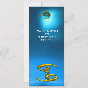 CANCER OPALE, sapphire bright yellow blue Kaart